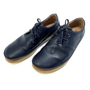 Clark’s Mens 13 G‎ Oakland Navy Lace Up Leather Sneakers Loafers Shoes